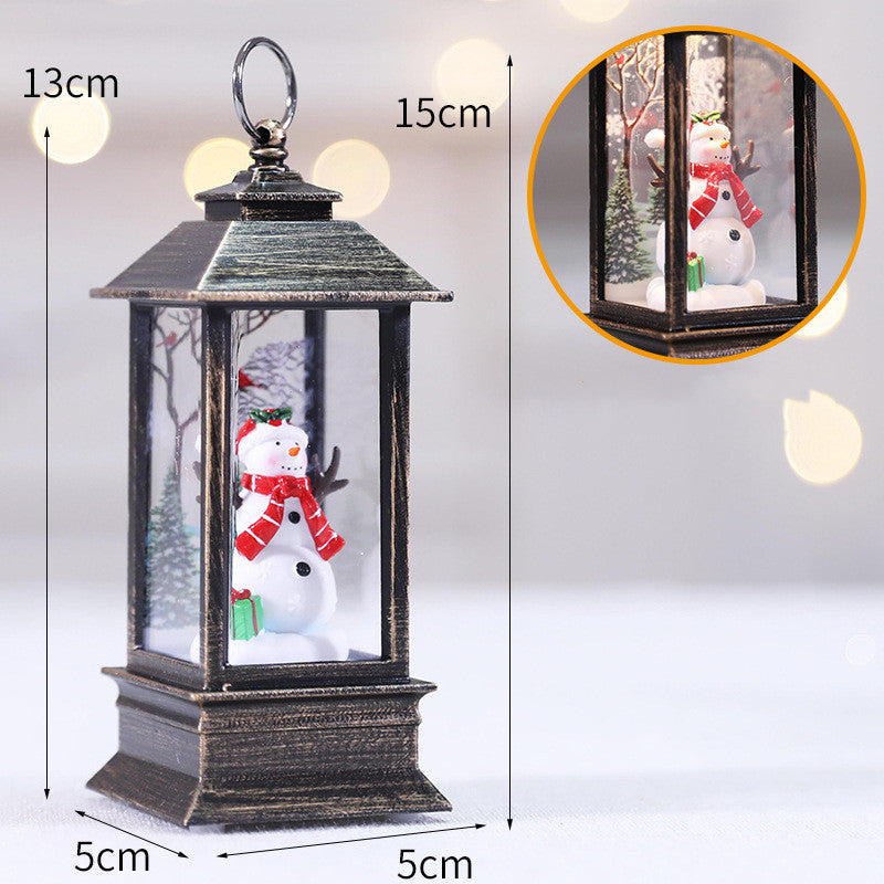 Christmas Simulation LED Flame Small Oil Lamp - MerryHaus