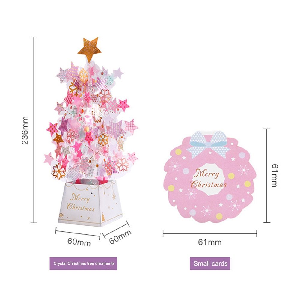 Christmas Tree Pop-Up Card 3D Card Christmas Greeting Card - MerryHaus