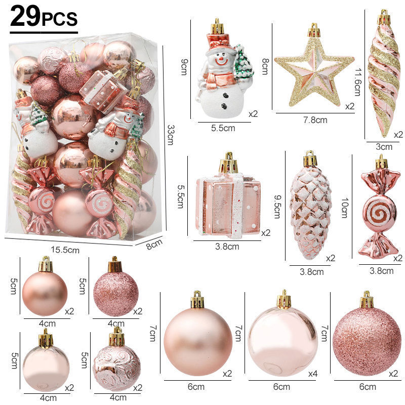 Christmas Tree Decorations Pendant Set