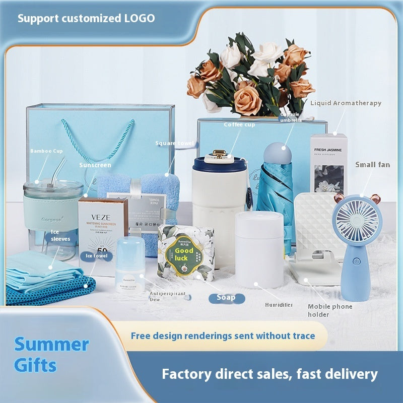 Summer Gifts Suit Corporate Anniversary For Employees Opening Activities Present For Client Gifts - MerryHaus