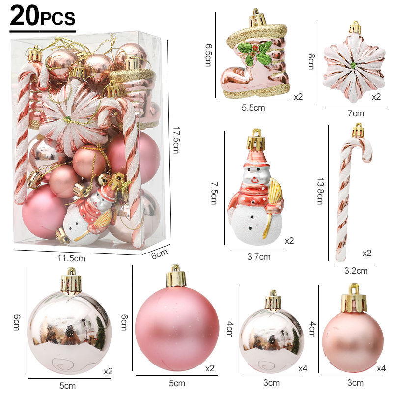 Christmas Tree Decorations Pendant Set