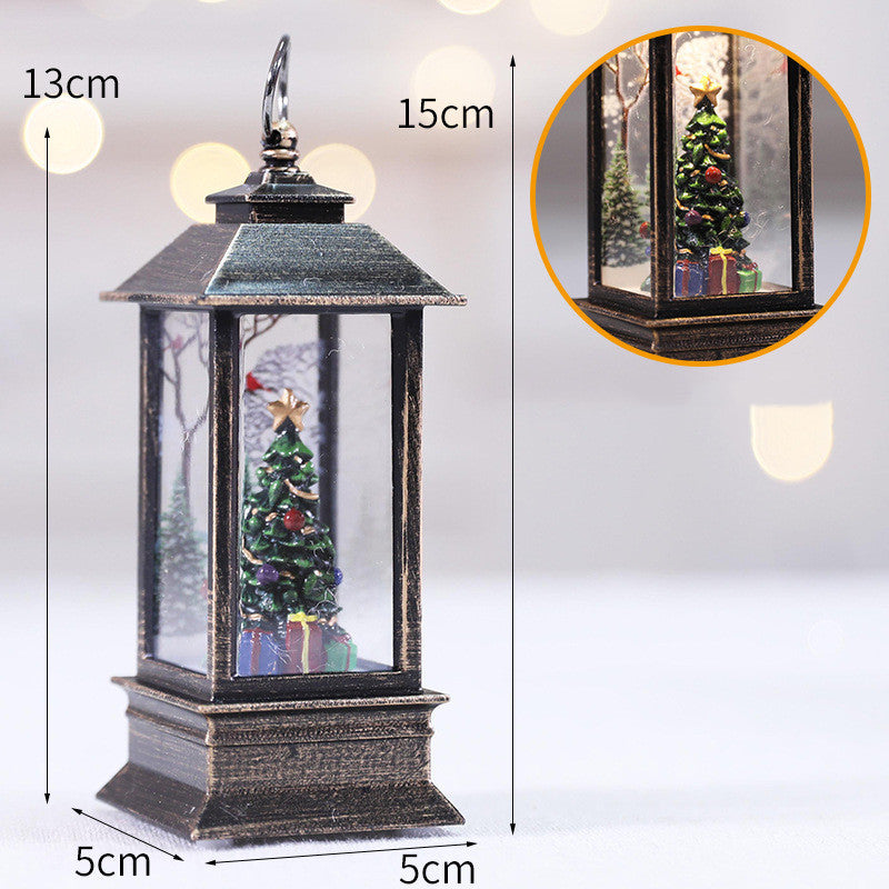 Christmas Simulation LED Flame Small Oil Lamp - MerryHaus