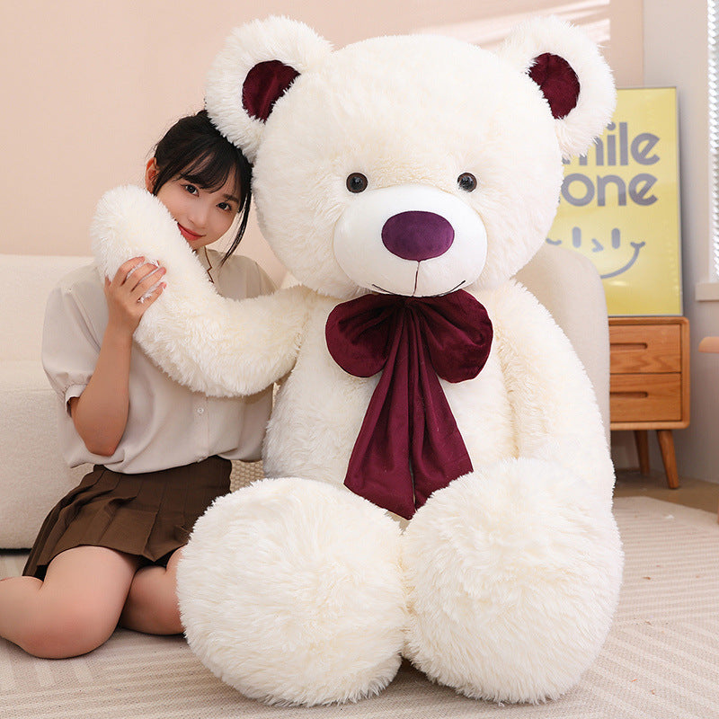 Plush Hug Bear Large Cute Ribbon Doll Girls' Gifts Toy - MerryHaus