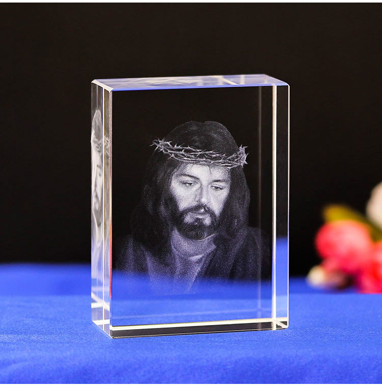 Christian Souvenirs Gifts Crafts Ornaments 3d Crystal - MerryHaus