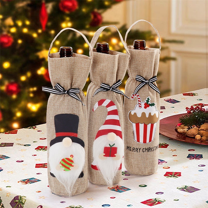Christmas Decoration Supplies Bottle Cover - MerryHaus