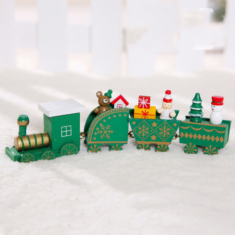 Wooden Christmas Train Christmas Decorations - MerryHaus