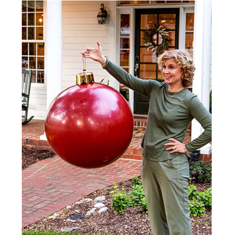 Christmas Ball Seamless Inflatable Oversized Ornament Christmas Decorations Atmosphere Ornaments