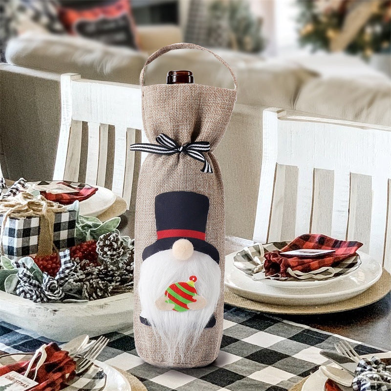 Christmas Decoration Supplies Bottle Cover - MerryHaus