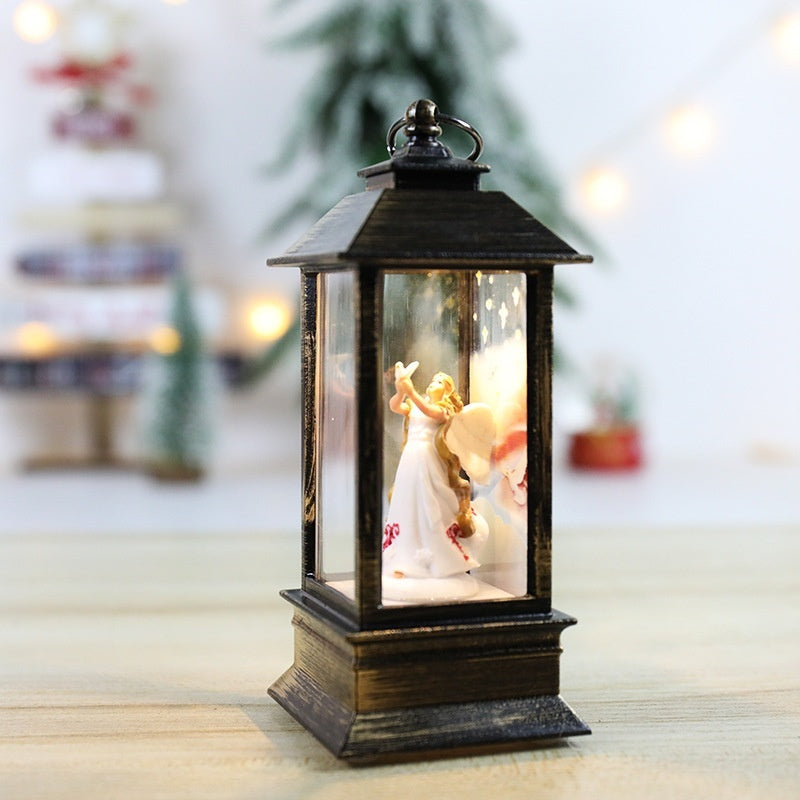 Christmas Simulation LED Flame Small Oil Lamp - MerryHaus