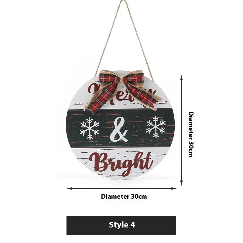 Christmas Gate Decorations Arrangement Listing