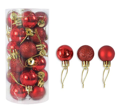 Christmas Decoration Shiny Matte Christmas Ball - MerryHaus