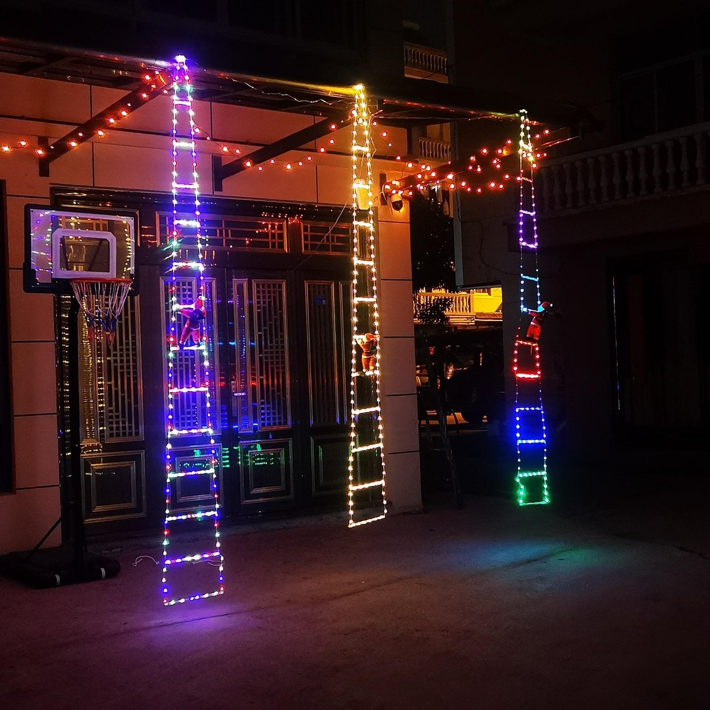 LED Christmas Ladder Waterproof Outdoor Christmas Decoration Light