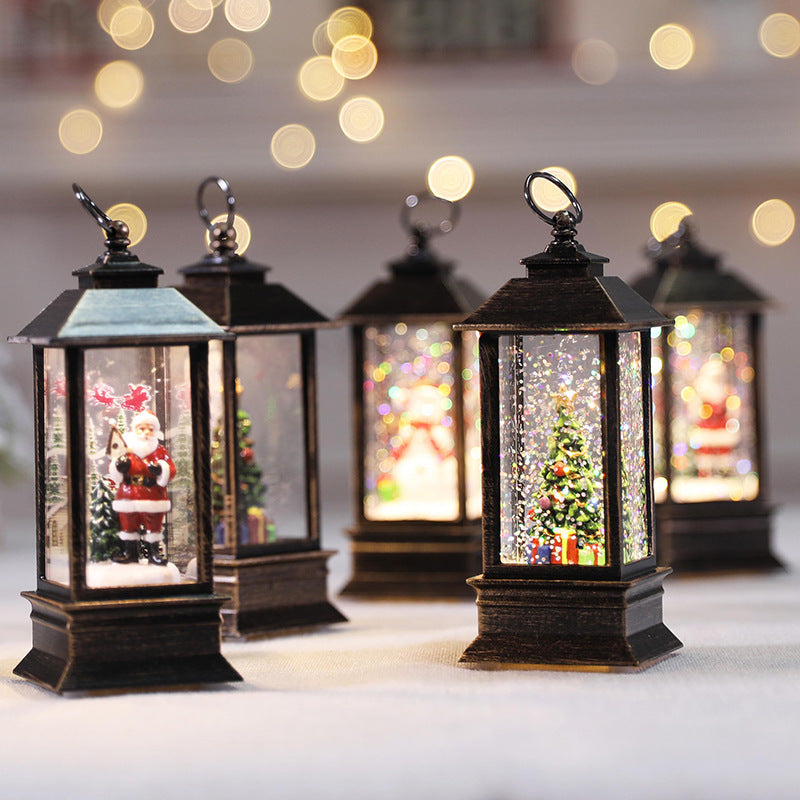 Christmas Simulation LED Flame Small Oil Lamp - MerryHaus