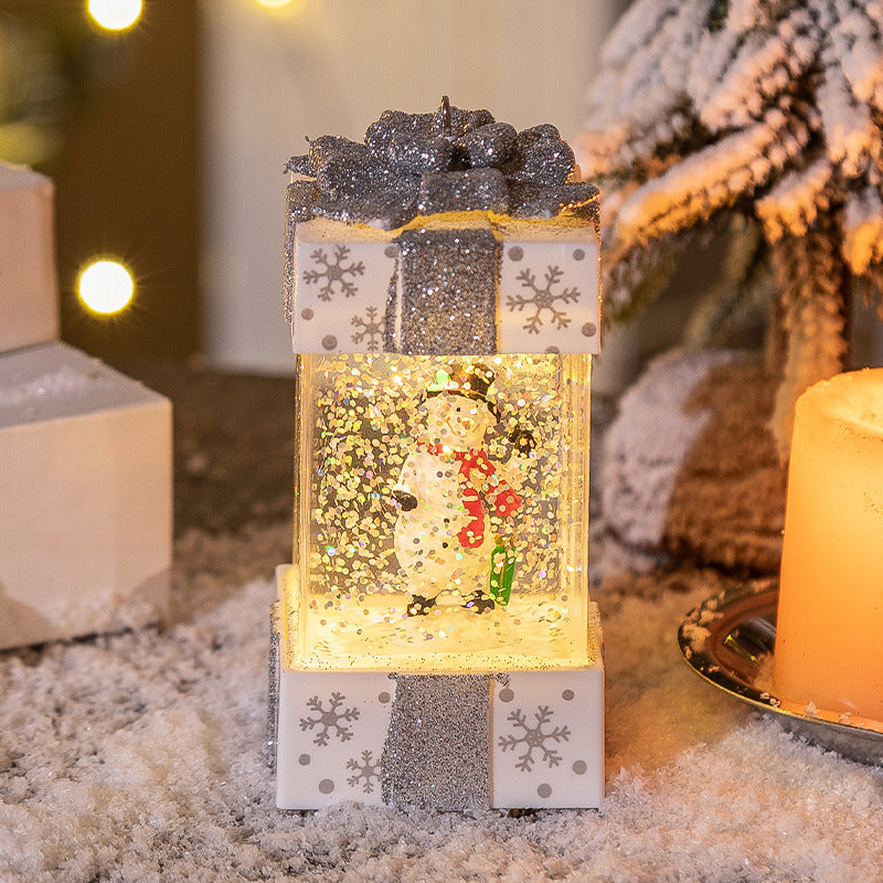 Christmas Decorations Crystal Ball Christmas Gift Box Lights - MerryHaus