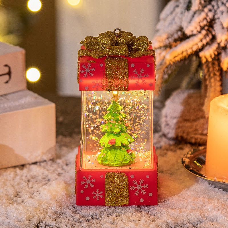 Christmas Decorations Crystal Ball Christmas Gift Box Lights - MerryHaus