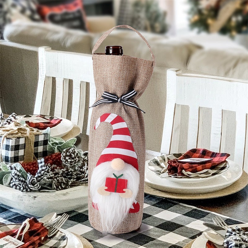 Christmas Decoration Supplies Bottle Cover - MerryHaus