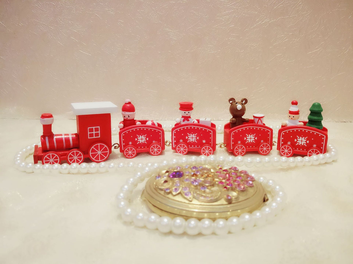 Christmas Decorations Christmas Wooden Trains Window Decorations Wooden Crafts - MerryHaus
