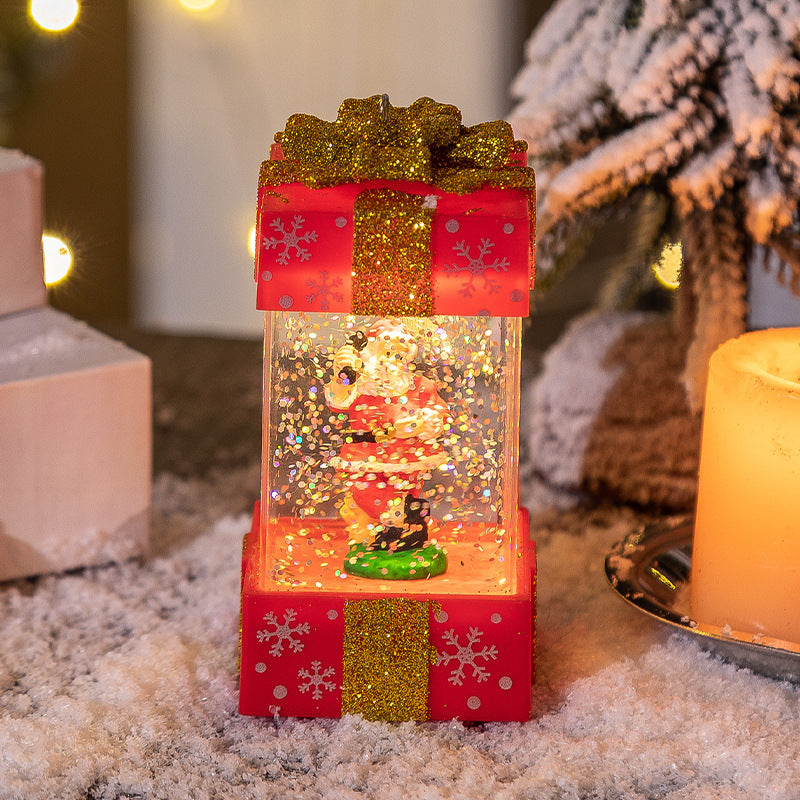 Christmas Decorations Crystal Ball Christmas Gift Box Lights - MerryHaus