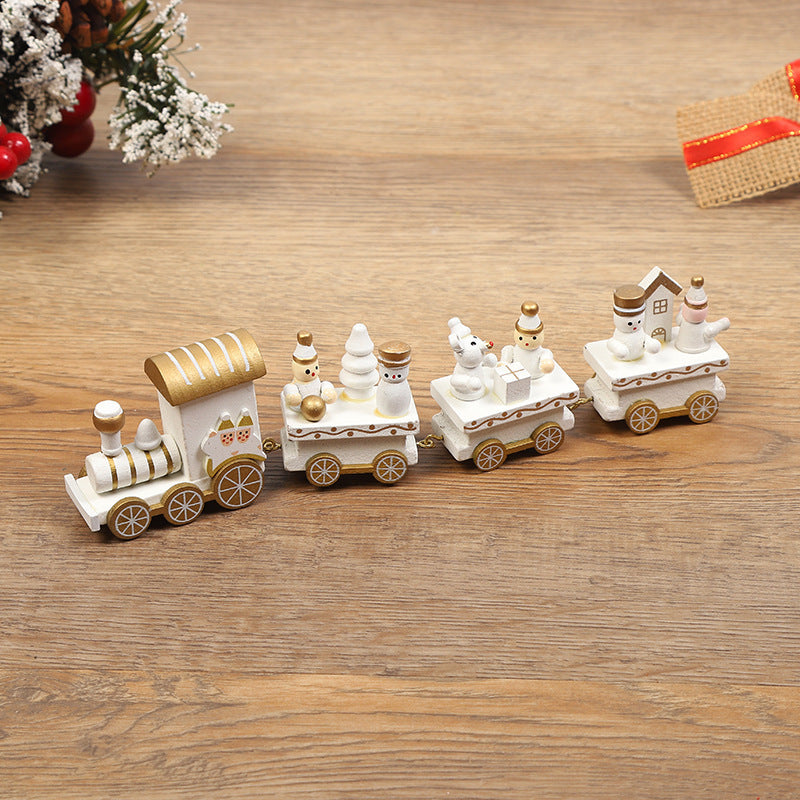 Christmas Decorations Christmas Wooden Trains Window Decorations Wooden Crafts - MerryHaus