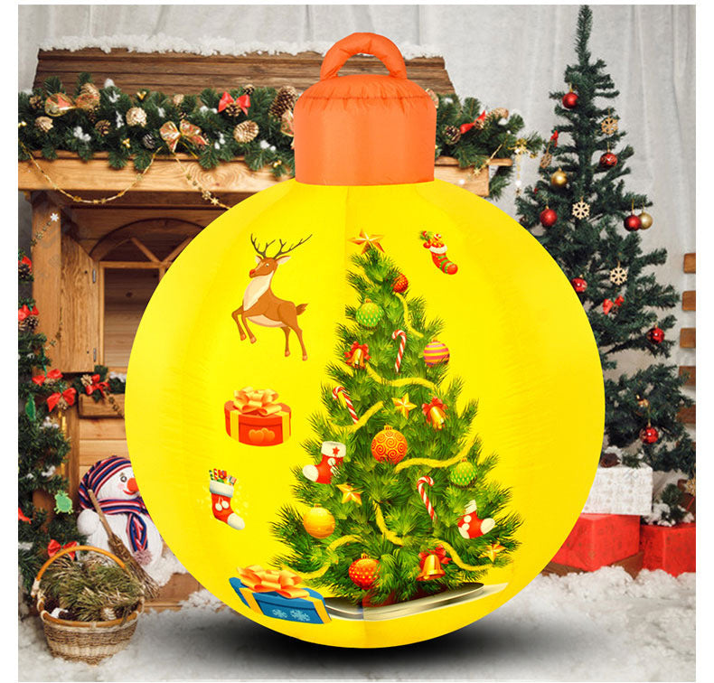 Inflatable Christmas Ball Air Model LED Light Decoration