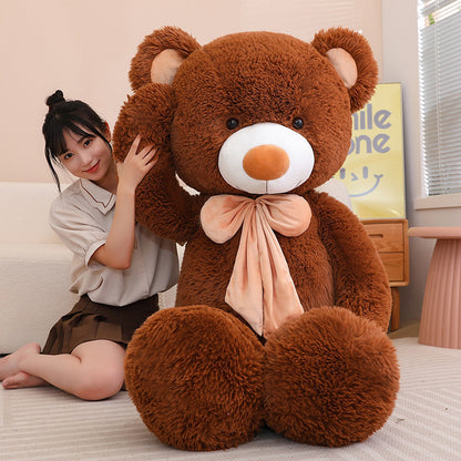 Plush Hug Bear Large Cute Ribbon Doll Girls' Gifts Toy - MerryHaus