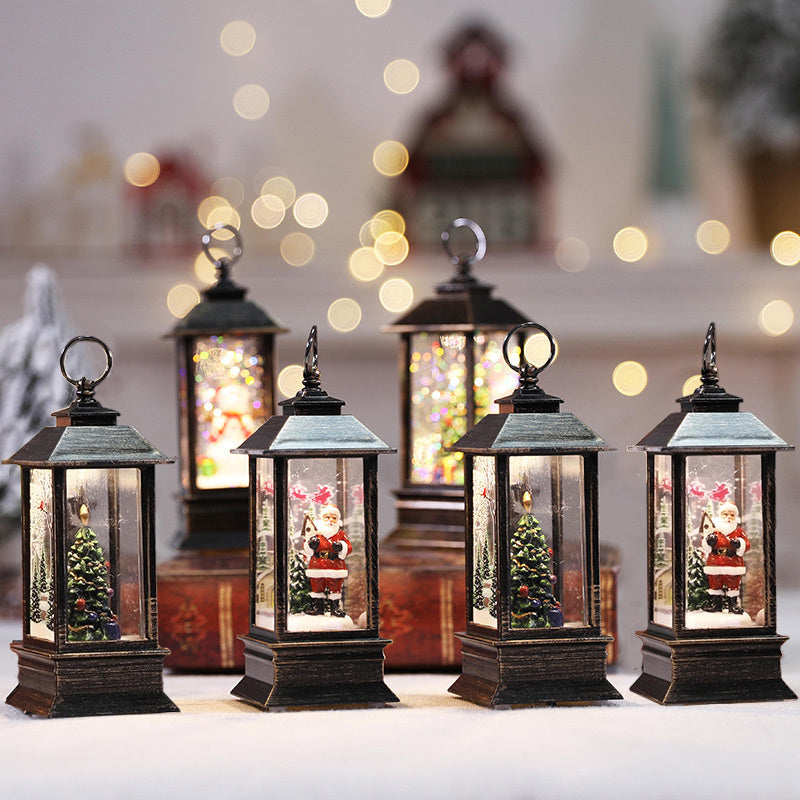 Christmas Simulation LED Flame Small Oil Lamp - MerryHaus