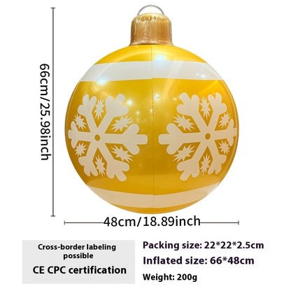 Inflatable Christmas Ball Outdoor Garden Christmas Decorations