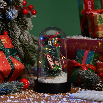 Creative LED Light Light-emitting Christmas Tree Glass Lampshade Flower Decoration Ornaments