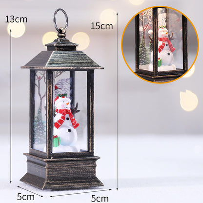 Christmas Simulation LED Flame Small Oil Lamp - MerryHaus