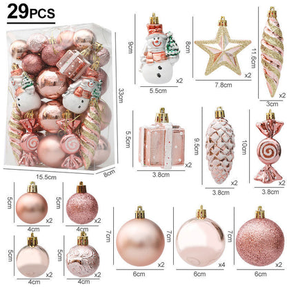 Christmas Tree Decorations Pendant Set