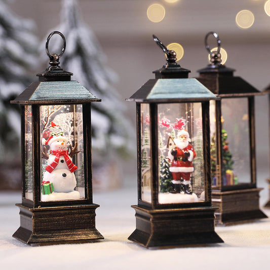 Christmas Simulation LED Flame Small Oil Lamp - MerryHaus