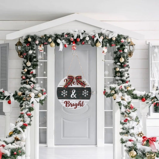 Christmas Gate Decorations Arrangement Listing