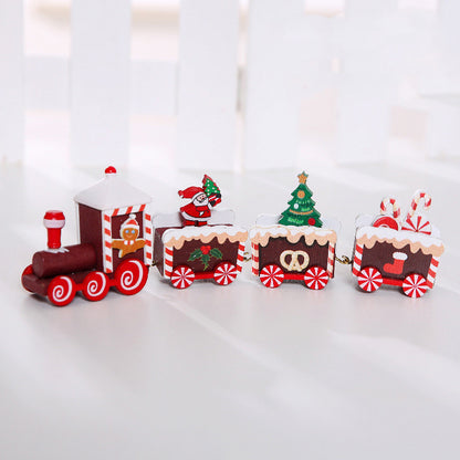 Wooden Christmas Train Christmas Decorations - MerryHaus