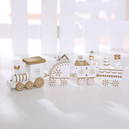 Wooden Christmas Train Christmas Decorations - MerryHaus