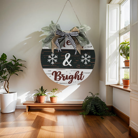 Christmas Gate Decorations Arrangement Listing