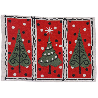Christmas Home Decoration Products Knitted Cloth Placemats