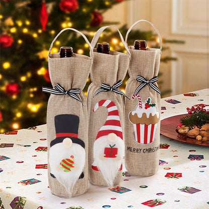Christmas Decoration Supplies Bottle Cover - MerryHaus