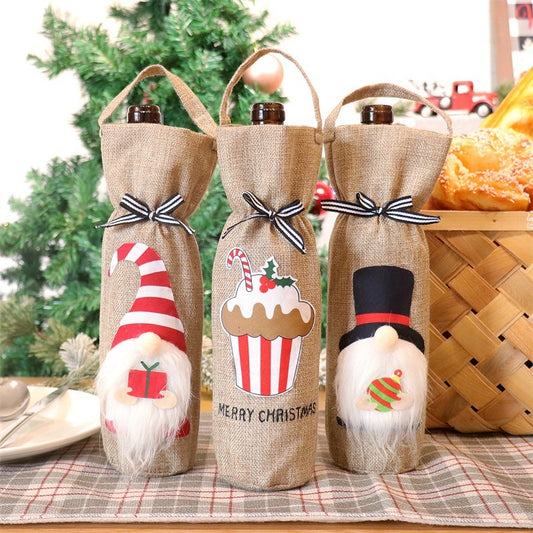 Christmas Decoration Supplies Bottle Cover - MerryHaus