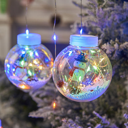 Creative LED Christmas Wish Orbs Curtain Light Decoration