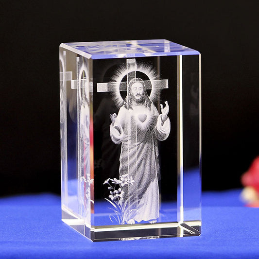 Christian Souvenirs Gifts Crafts Ornaments 3d Crystal - MerryHaus