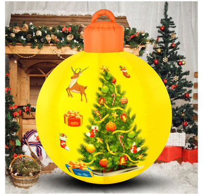 Inflatable Christmas Ball Air Model LED Light Decoration