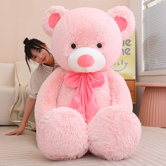 Plush Hug Bear Large Cute Ribbon Doll Girls' Gifts Toy - MerryHaus
